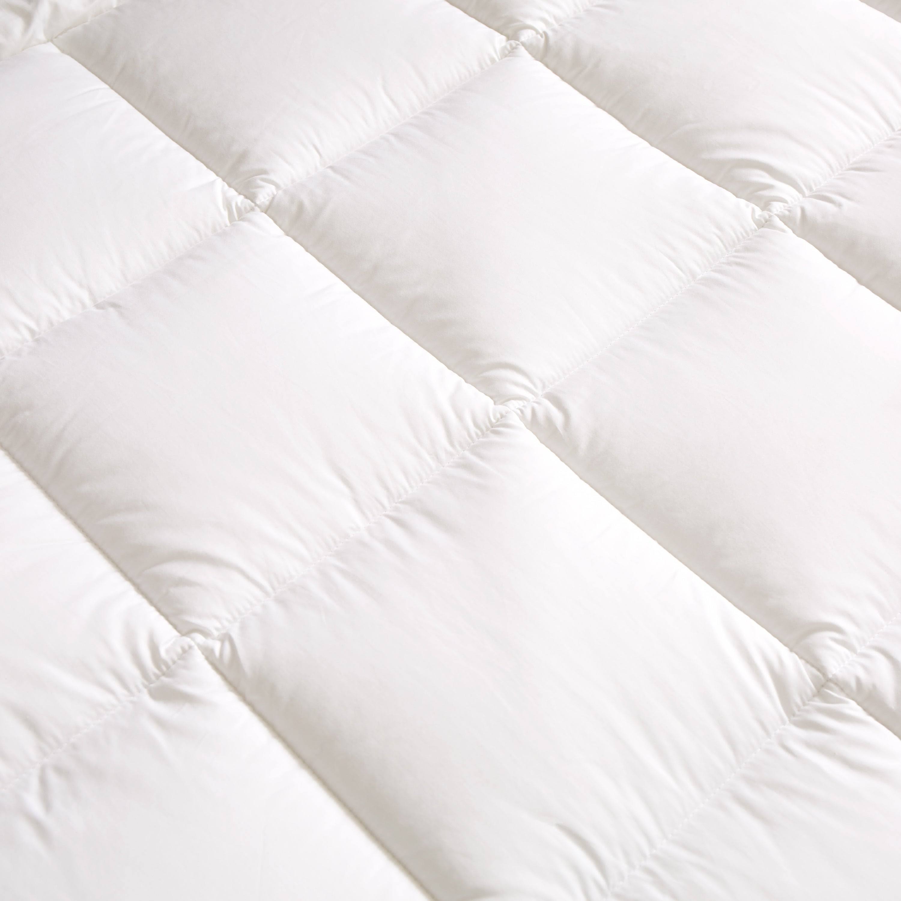 Grandeur Collection Powernap Cotton Top Celliant Fiber Blend Mattress Pad - White (Full)