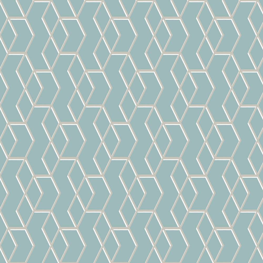 Graham u0026 Brown Archetype Mint u0026 White Gold Wallpaper