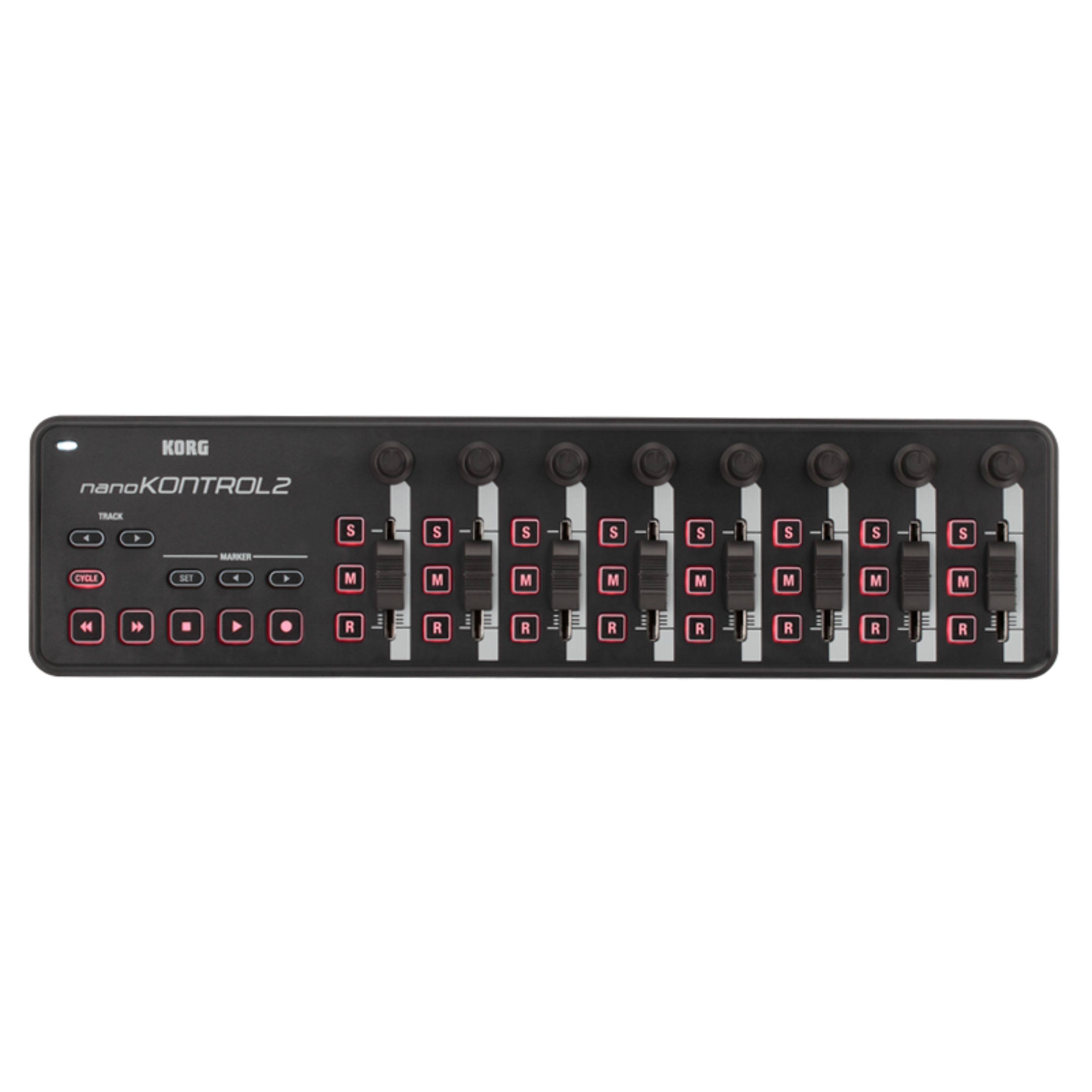 Korg Nano Kontrol 2 USB Midi Control Surface, Black