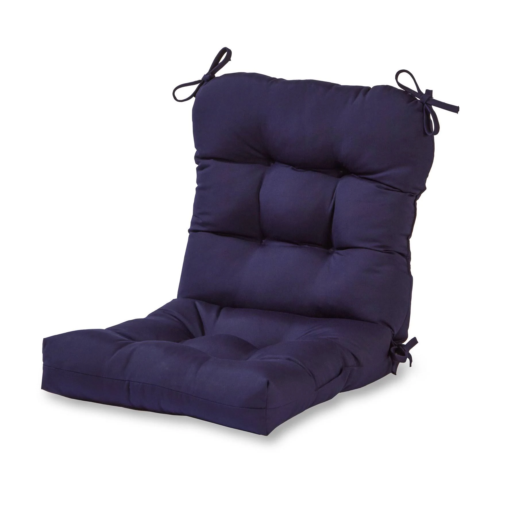 Greendale Home Fashions AZ5815-NAVY Midnight 42&& x 21&& Outdoor Seat/Back Chair Cushion