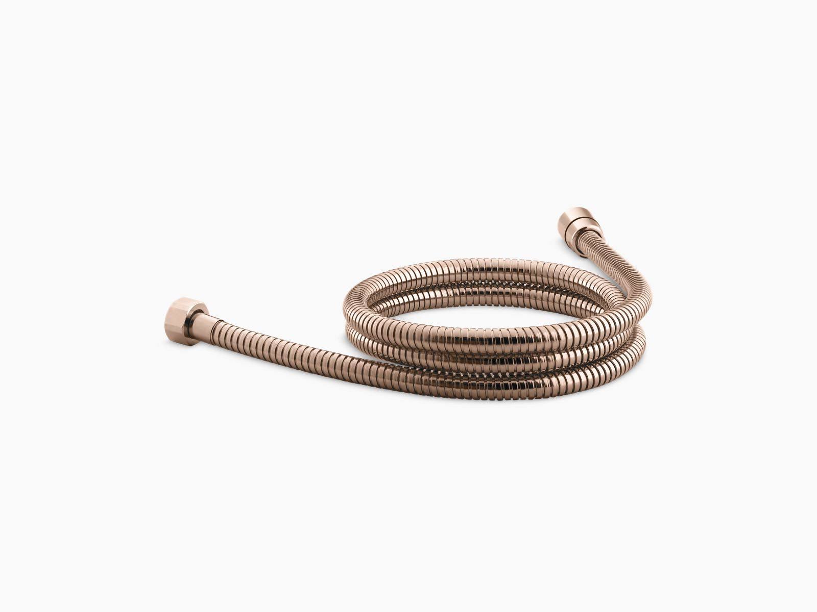 Kohler 9514-RGD MasterShower 60x22 Metal Shower Hose - Vibrant Rose Gold