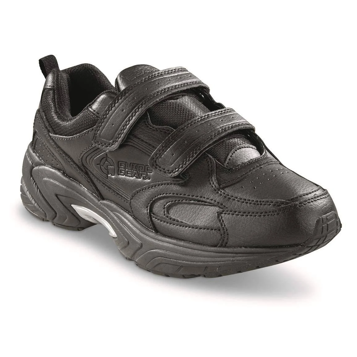 Guide Gear Men&s Hook-and-Loop Walking Shoes, 8.5D, Black