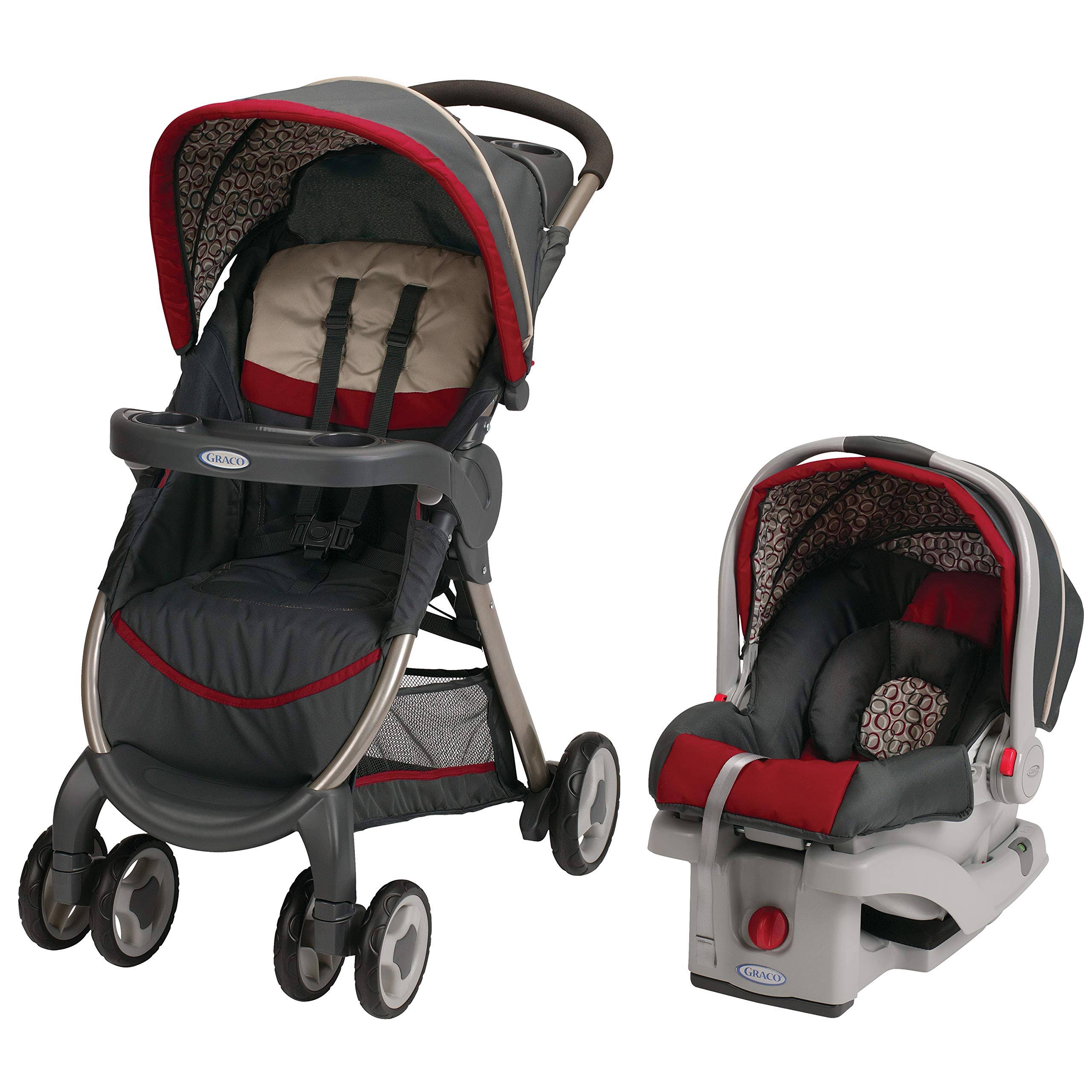 Graco - FastAction Fold Click Connect Travel System, Finley