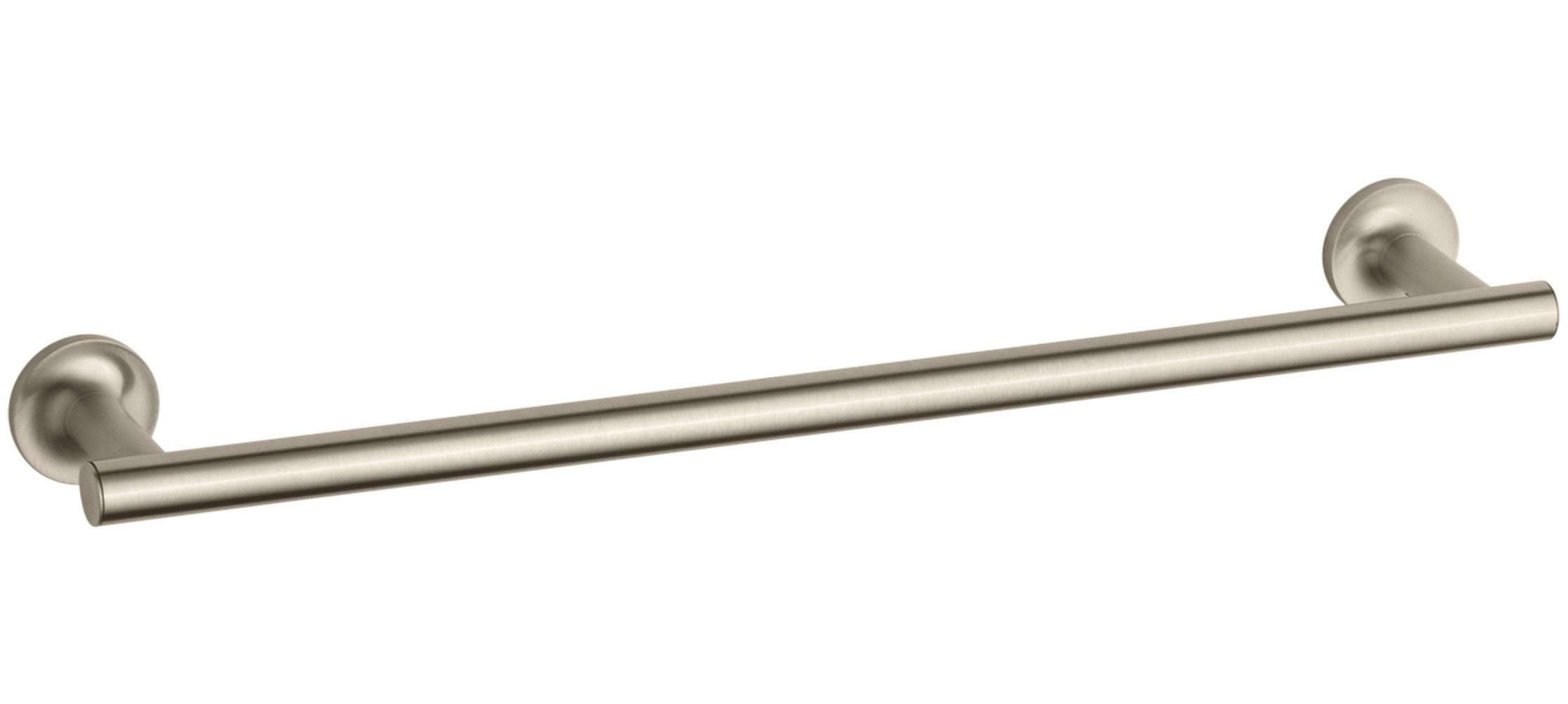 KOHLER K-14435-BV Purist 18 In. Towel Bar, Vibrant Brushed Bronze