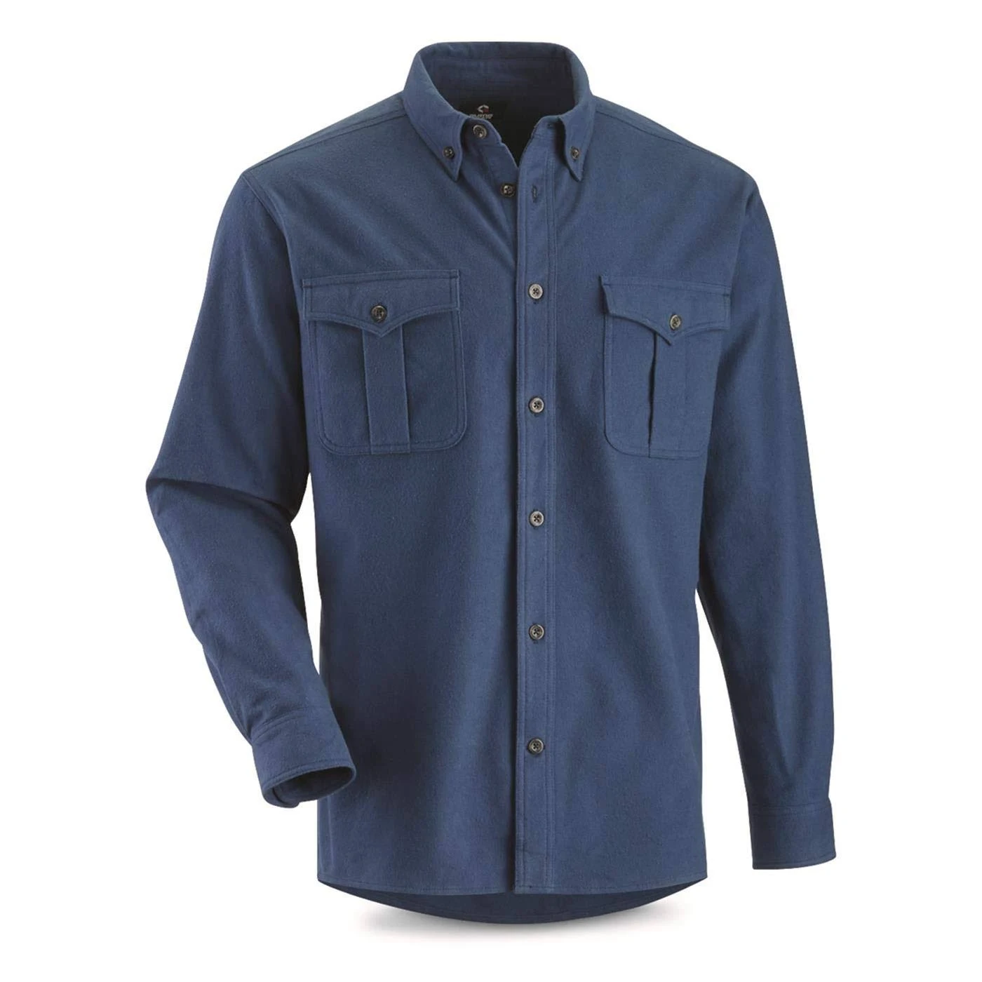 Guide Gear Men&s Cotton Chamois Shirt, Size: 3XL, Indigo Blue