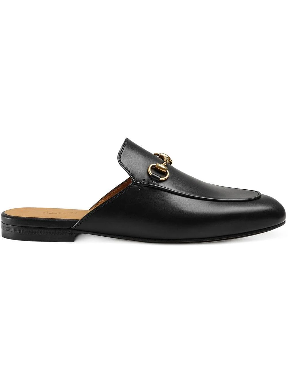 Gucci - Princetown Horsebit slipper - women - LeatherLeatherLeather - 37.5 - Black