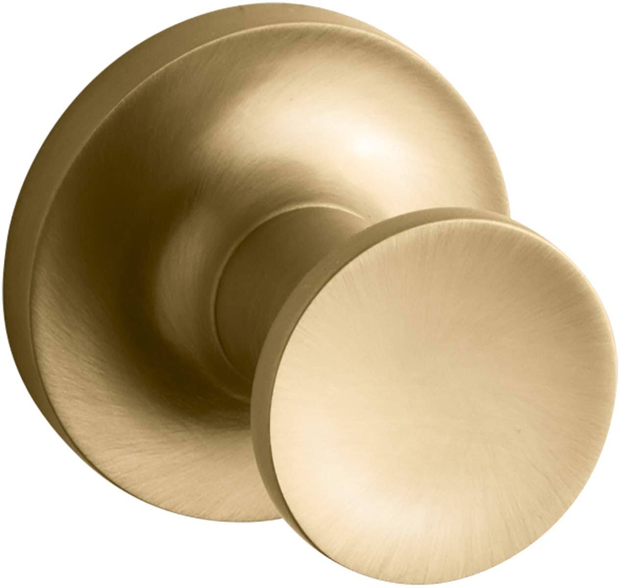Kohler 14443-2MB Purist Robe Hook, Vibrant Brushed Modern Brass
