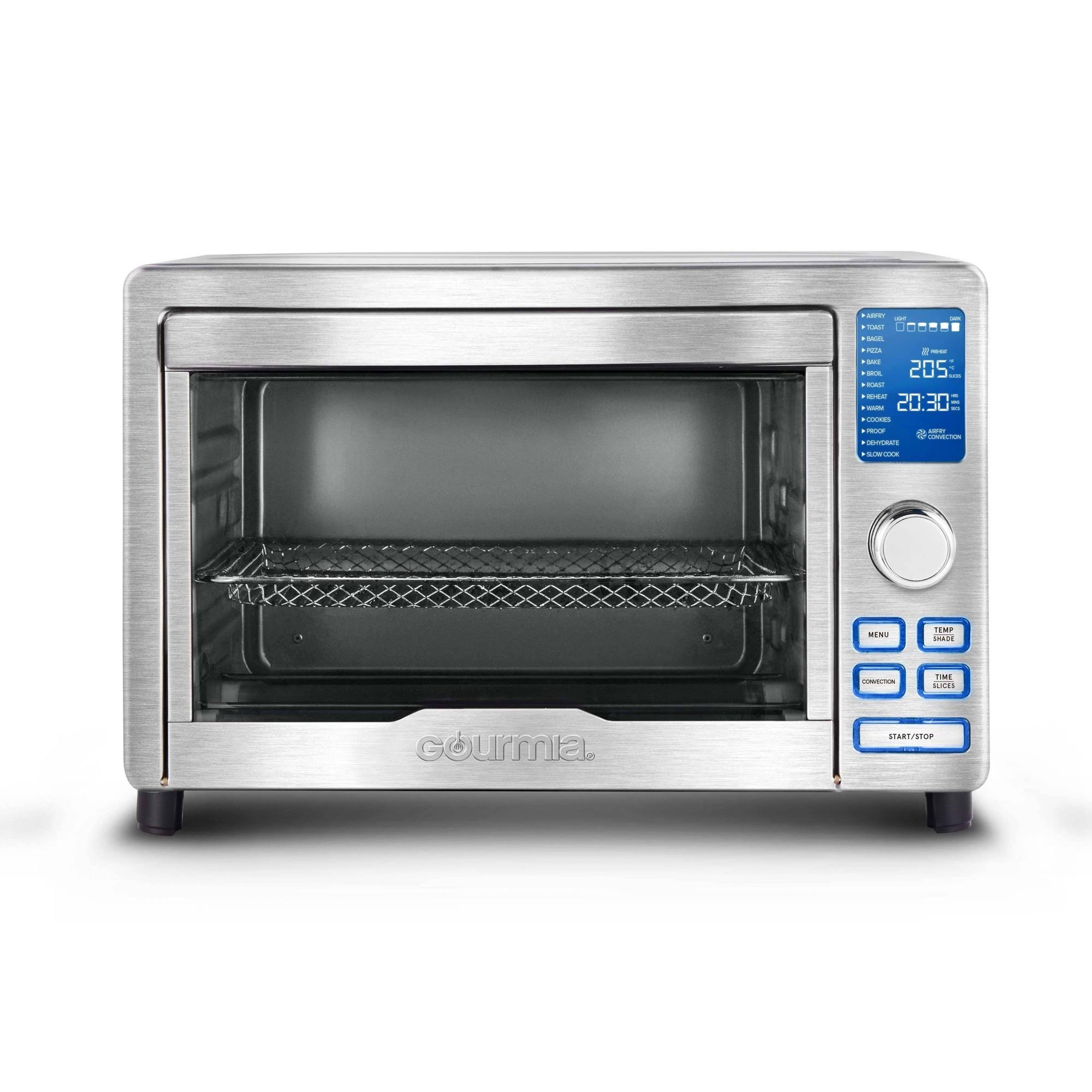 Gourmia Digital Stainless Steel Toaster Oven Air Fryer Silver 80137212
