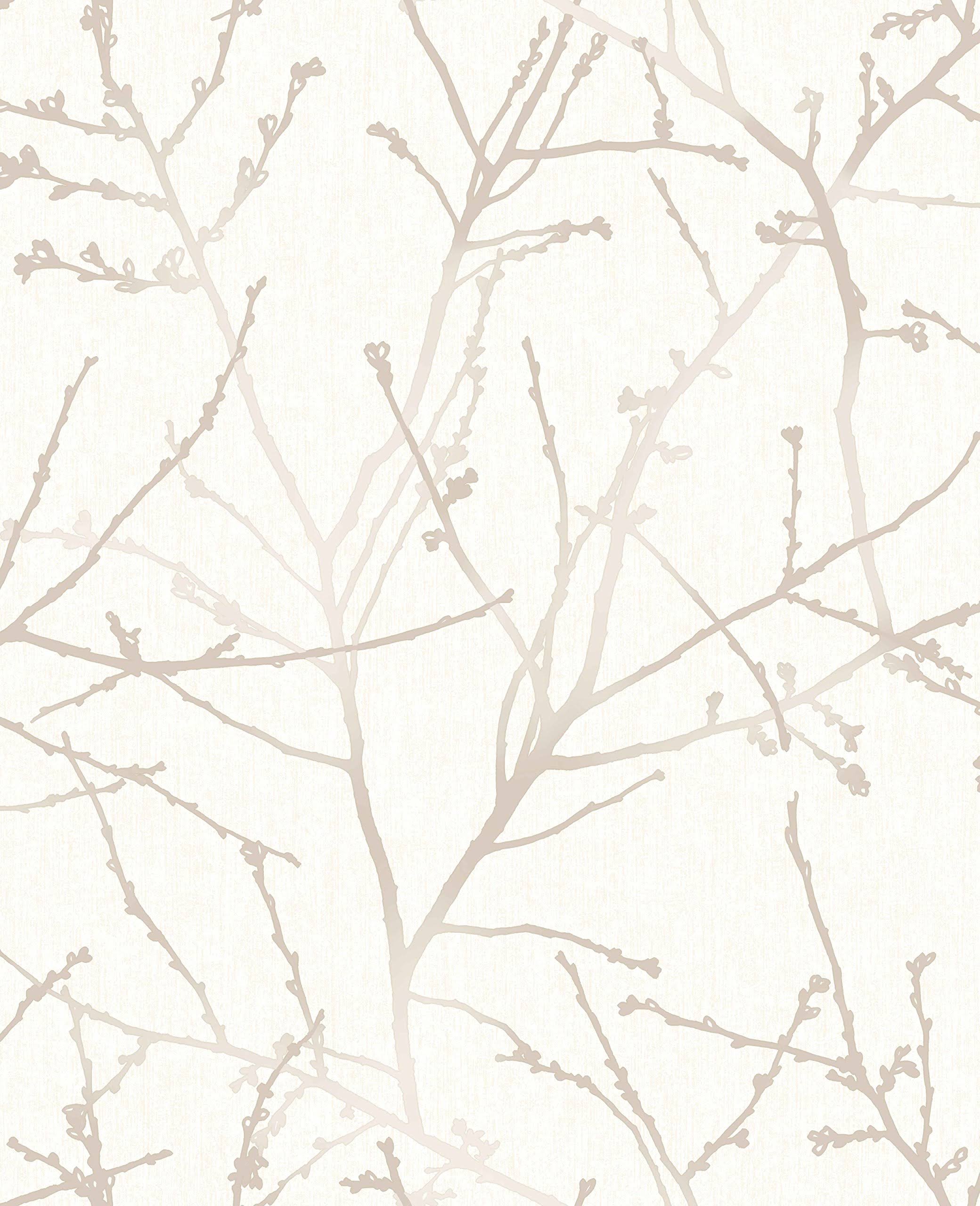 Graham u0026 Brown Innocence Stone and Cream Wallpaper