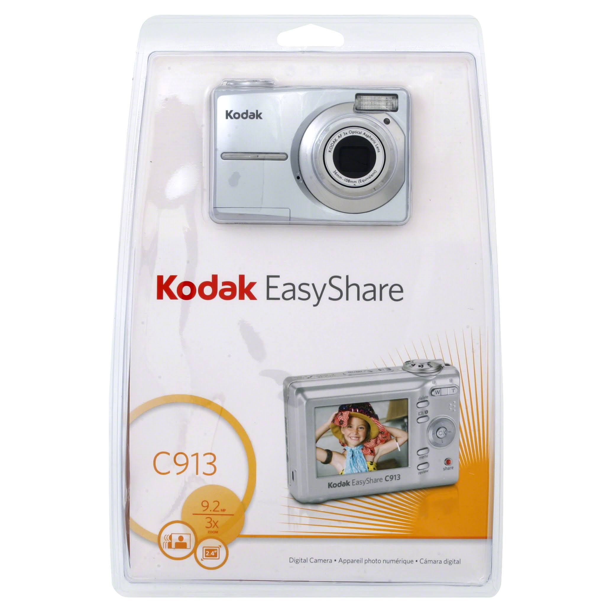 Kodak EasyShare C913 9.2 MP Compact Digital Camera - Silver