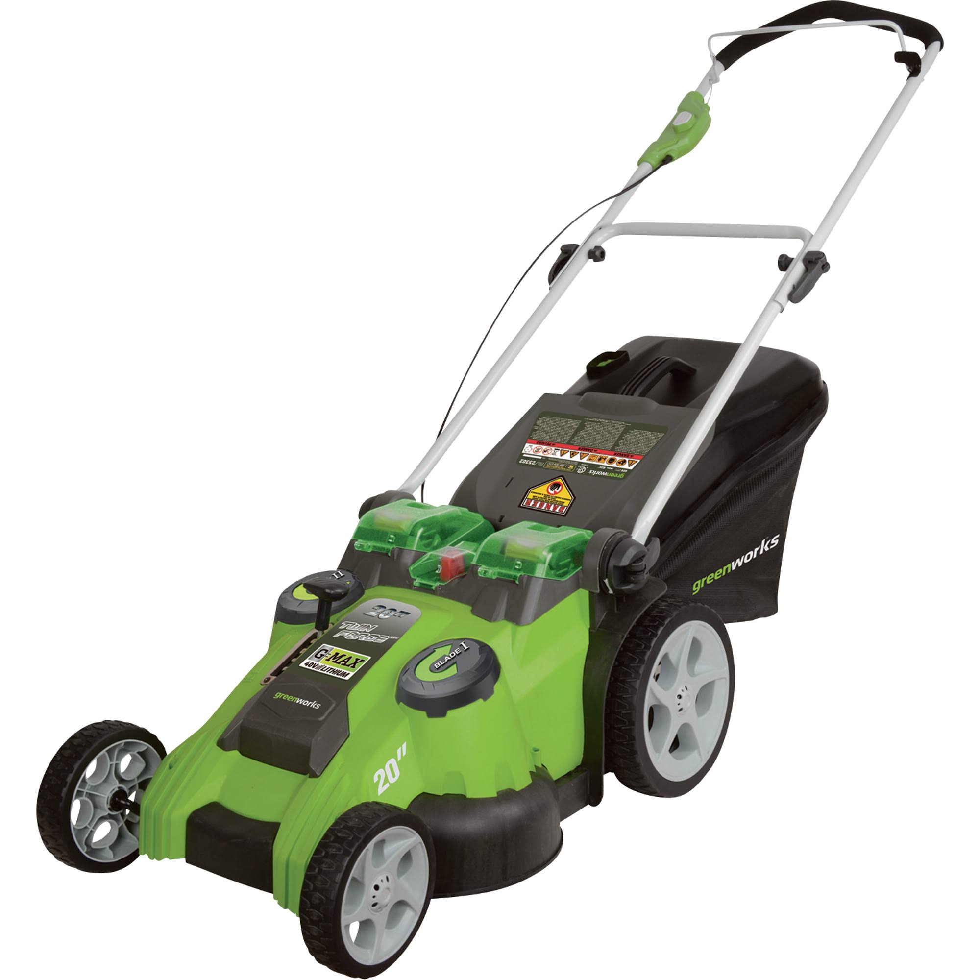 Greenworks 20-inch 40V Twin Force Cordless Lawn Mower 25302