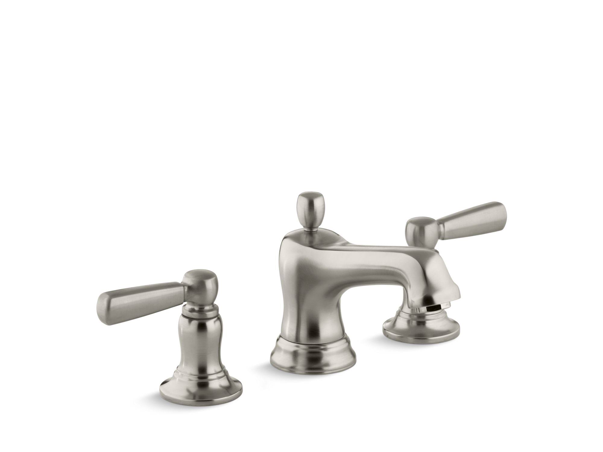 Kohler K-10577-4 Bancroft Widespread Bathroom Faucet - Vibrant Brushed Nickel