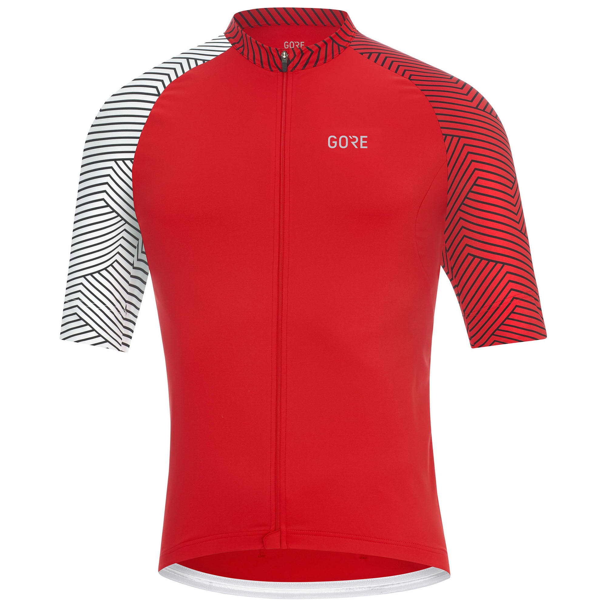 Gore Men&s C5 Optiline Jersey - Red/White