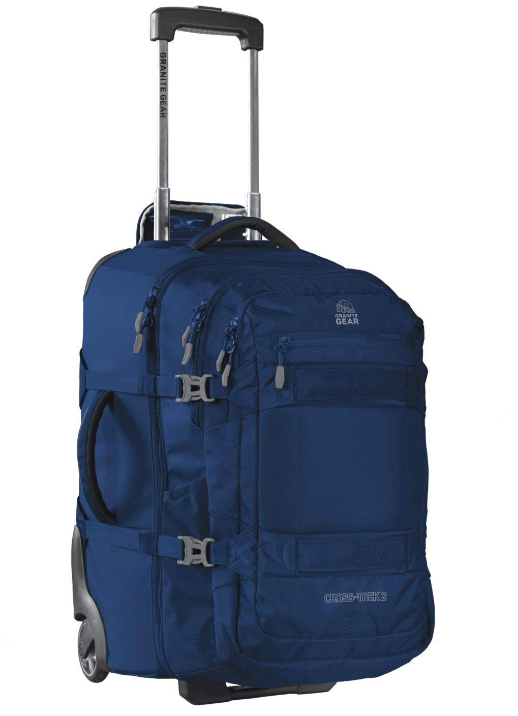 Granite Gear Cross Trek 2 32x22 Wheeled Duffel Midnight Blue/Flint