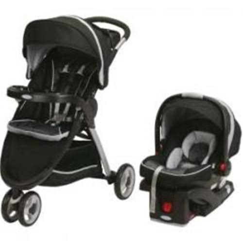 Graco 1934806 FastAction Sport Travel System Baby Stroller for Snug Ride Click Connect - 35