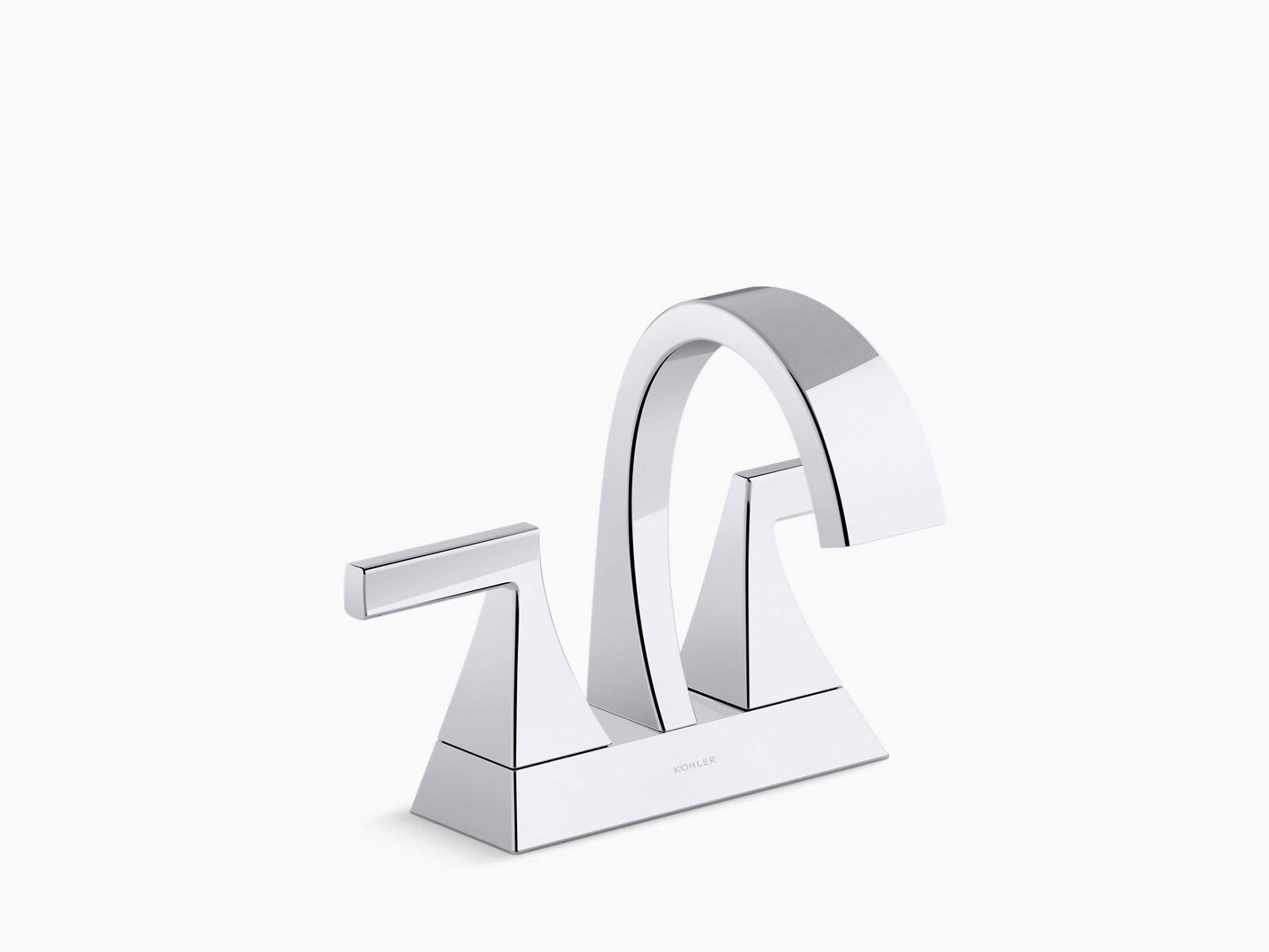 Katun 4 in. Centerset 2-Handle Bathroom Faucet in Polished Chrome