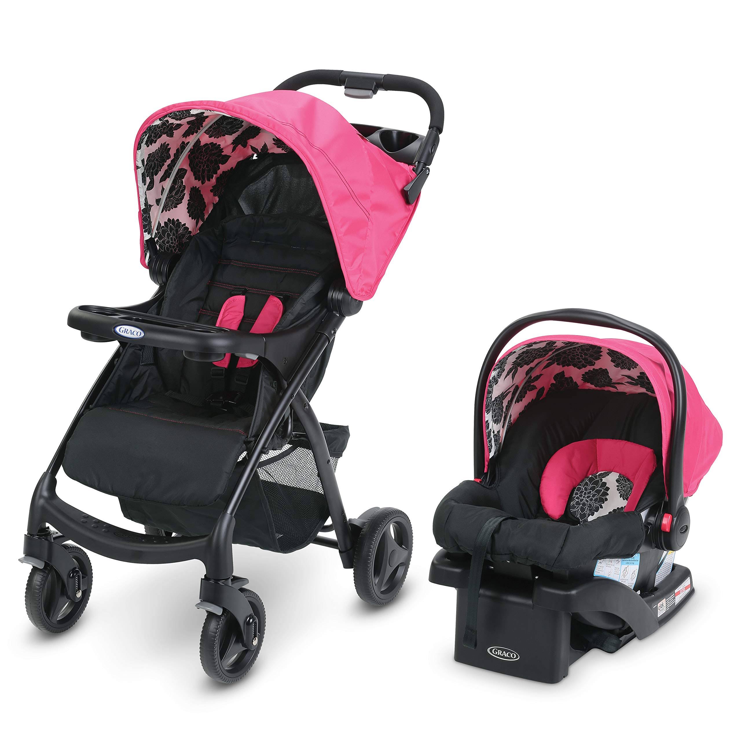 Graco Baby Verb Click Connect Travel System - Azalea
