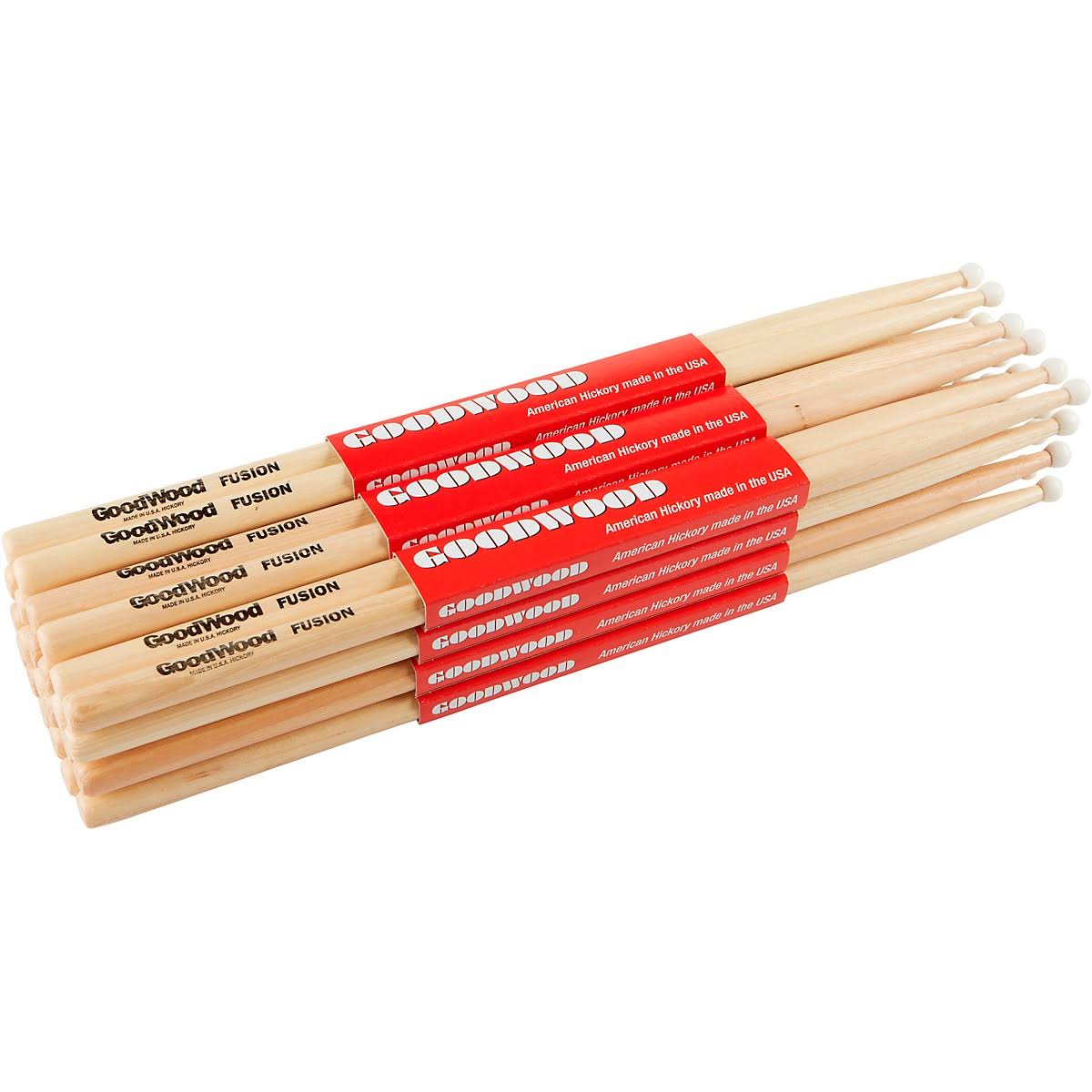 Goodwood 12-Pack Drum Sticks Fusion Nylon