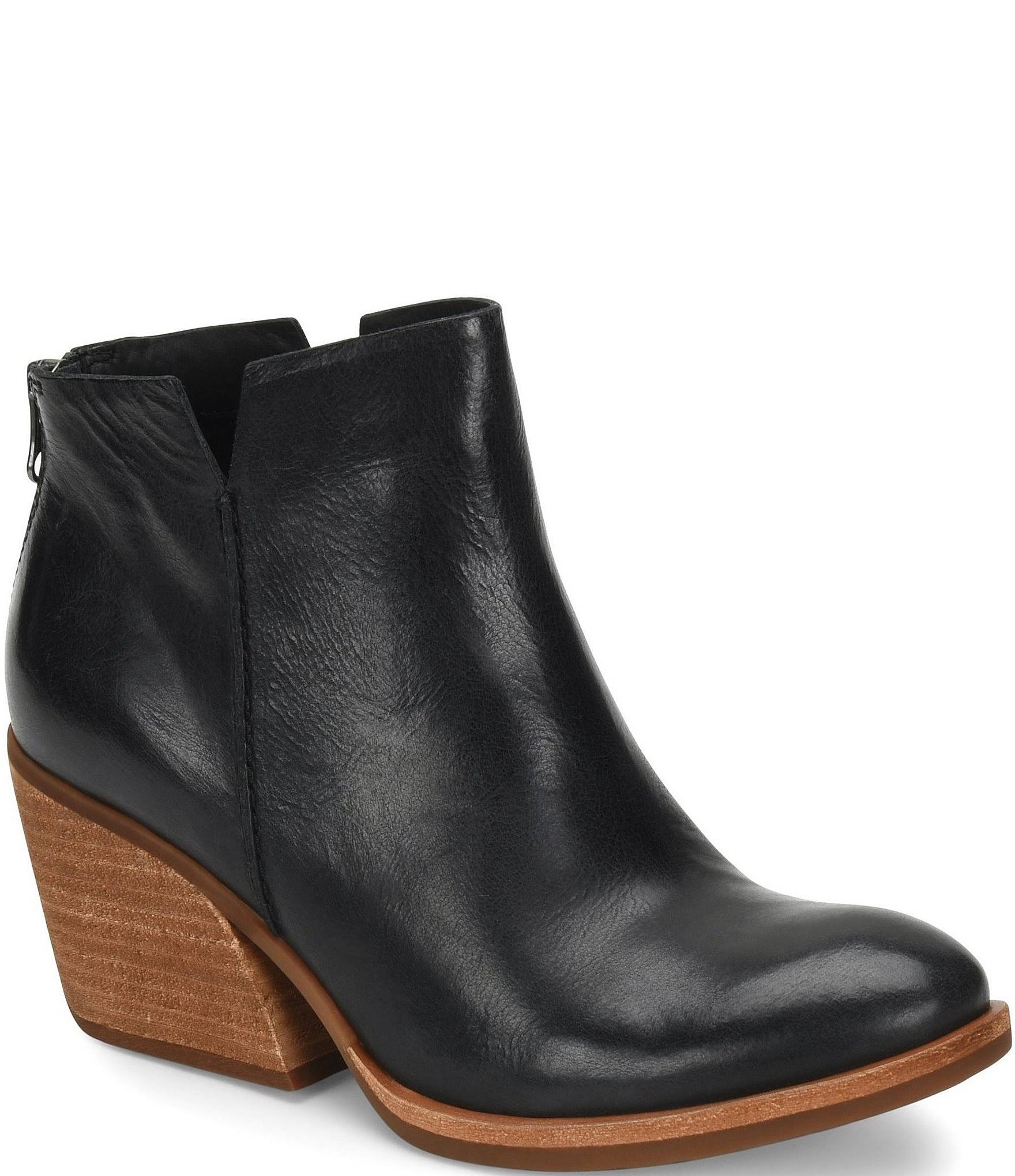 Women&s Kork-Ease Chandra Bootie Black Leather / 10 M