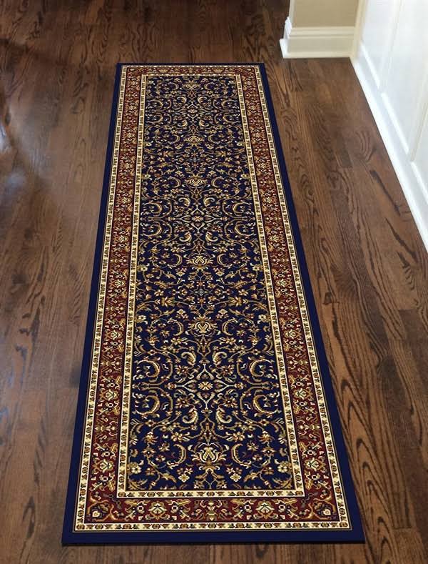 Origins 2&6x22 x 6&0x22 Navy Nobilta I 1318 Runner Area Rug