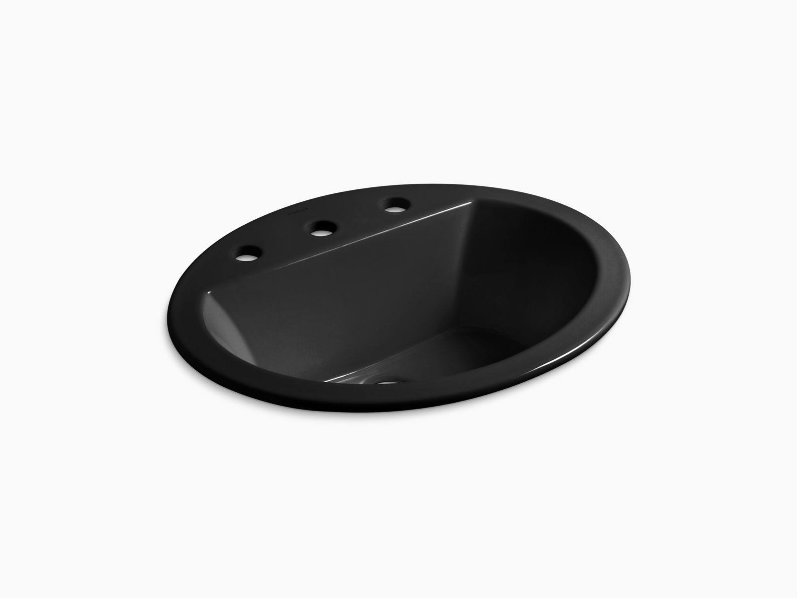 Kohler K-2699-8 Bryant 20-1/8x22 Oval Vitreous China Drop In Bathroom Sink