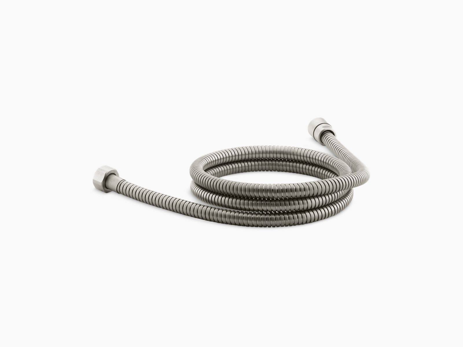 KOHLER K-8593-BN MasterShower 72 In. Metal Shower Hose, Vibrant Brushed Nickel