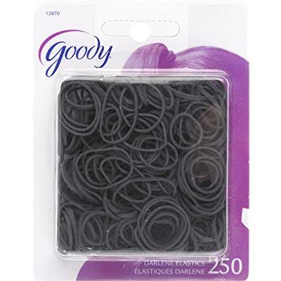 Goody Classics Rubberband, Black, 250 Count