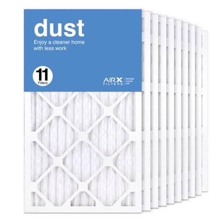 AIRx Filters 14x24x1 Air Filter MERV 8 Pleated HVAC AC Furnace Air Filter, Dust 11-Pack Made in The USA