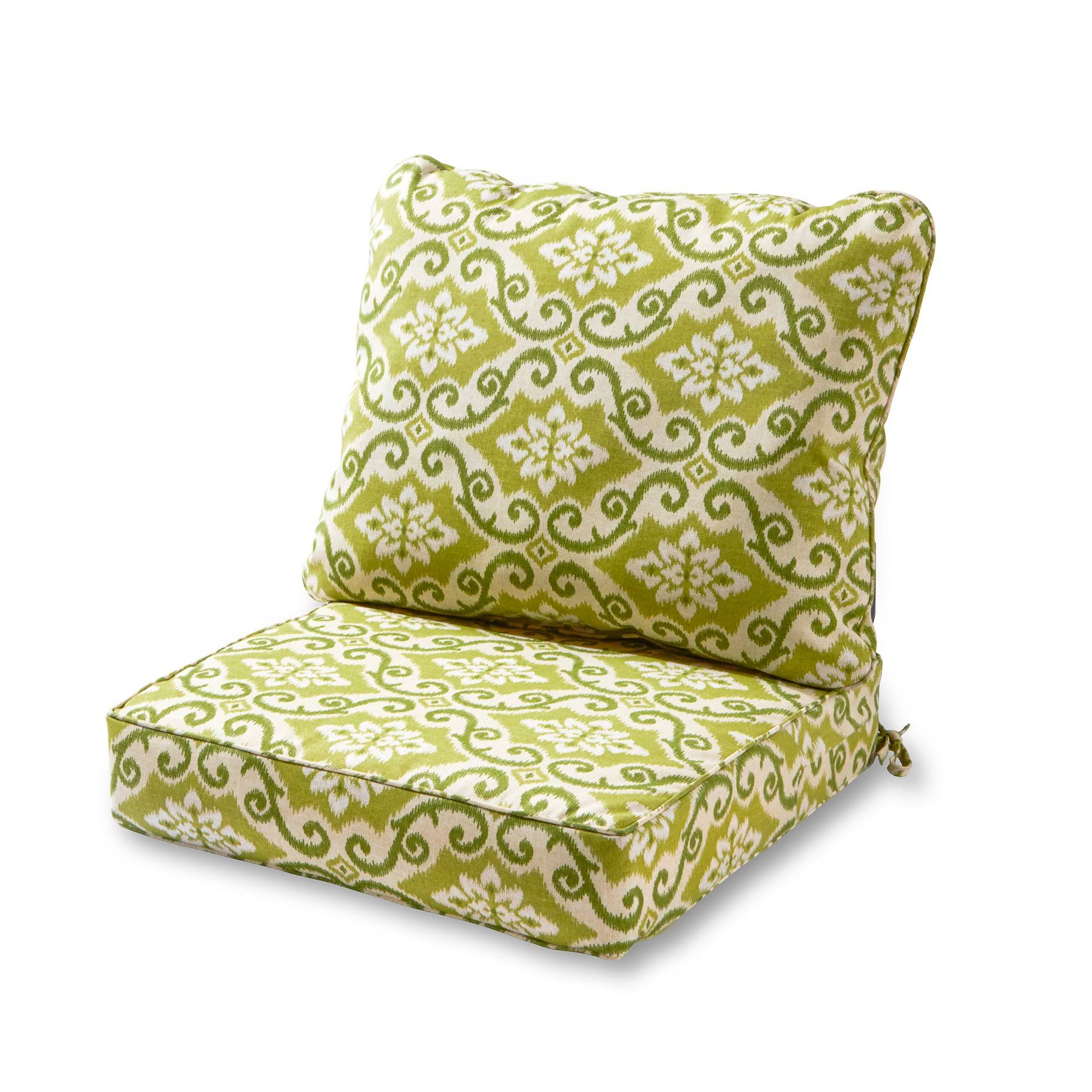 Greendale Home Fashions Outdoor Lounge Chair Cushion, Green