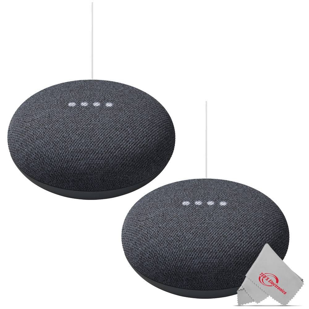 2 Pack Google Nest Mini 2nd Generation WiFi Technology Smart Speaker