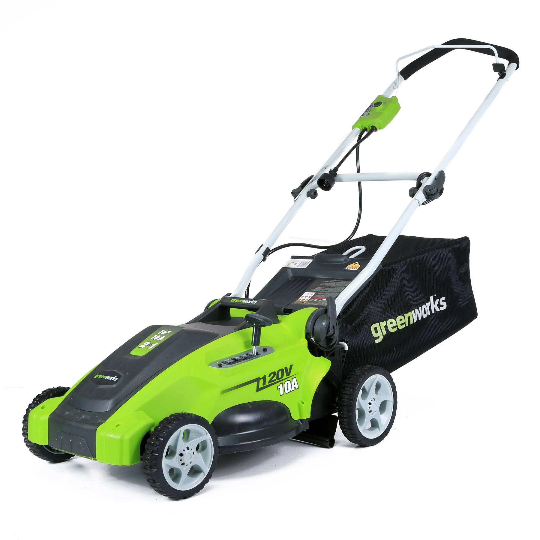 Greenworks 16x22 2-in-1 Corded Walk-Behind Mower