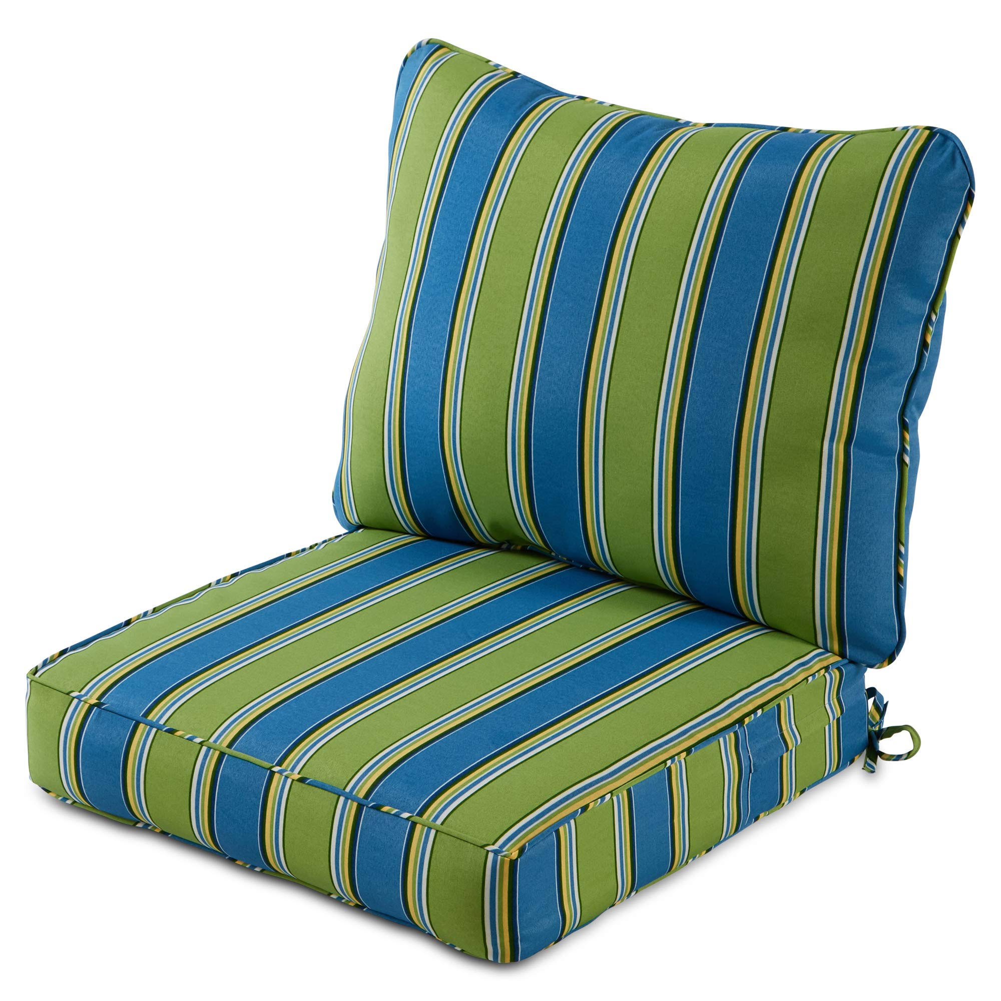 Greendale Home Fashions AZ7820-CAYMAN Belize Outdoor 2-Piece Deep Seat Cushion Set