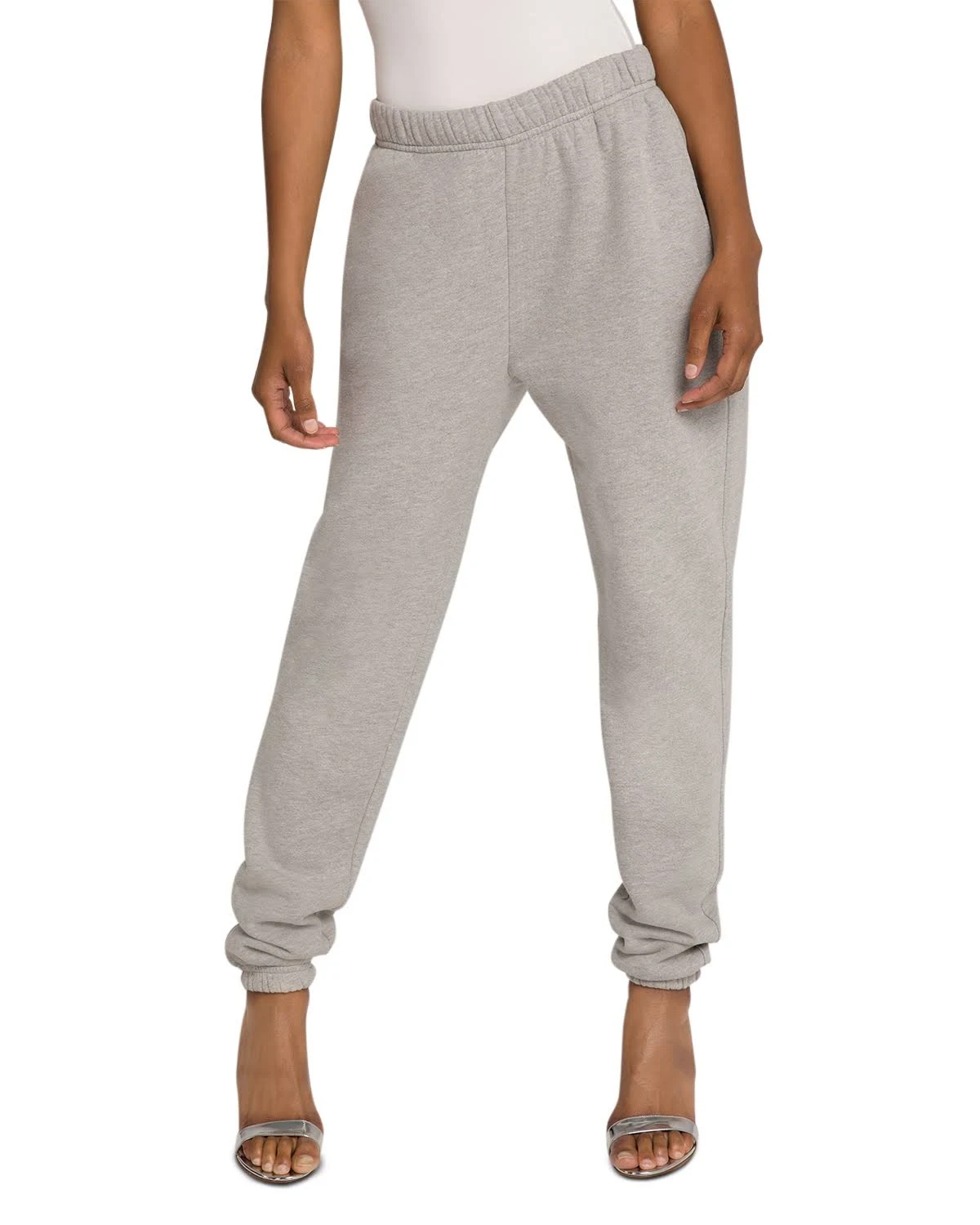 Good American Women&s Boyfriend Sweatpants - Gray - Size 2/M