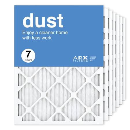 AIRx Filters 18x24x1 Air Filter MERV 8 Pleated HVAC AC Furnace Air Filter, Dust 7-Pack Made in The USA