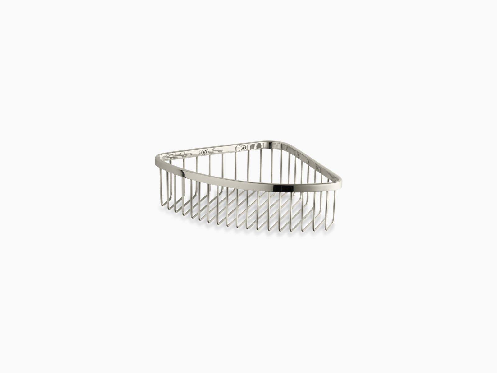 KOHLER K-1897-SN Large Shower Basket, Vibrant Polished Nickel