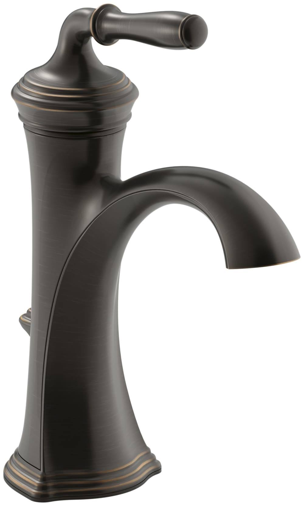 Kohler K-193-4-2BZ Devonshire Single-Handle Bathroom Sink Faucet Oil-Rubbed Bronze