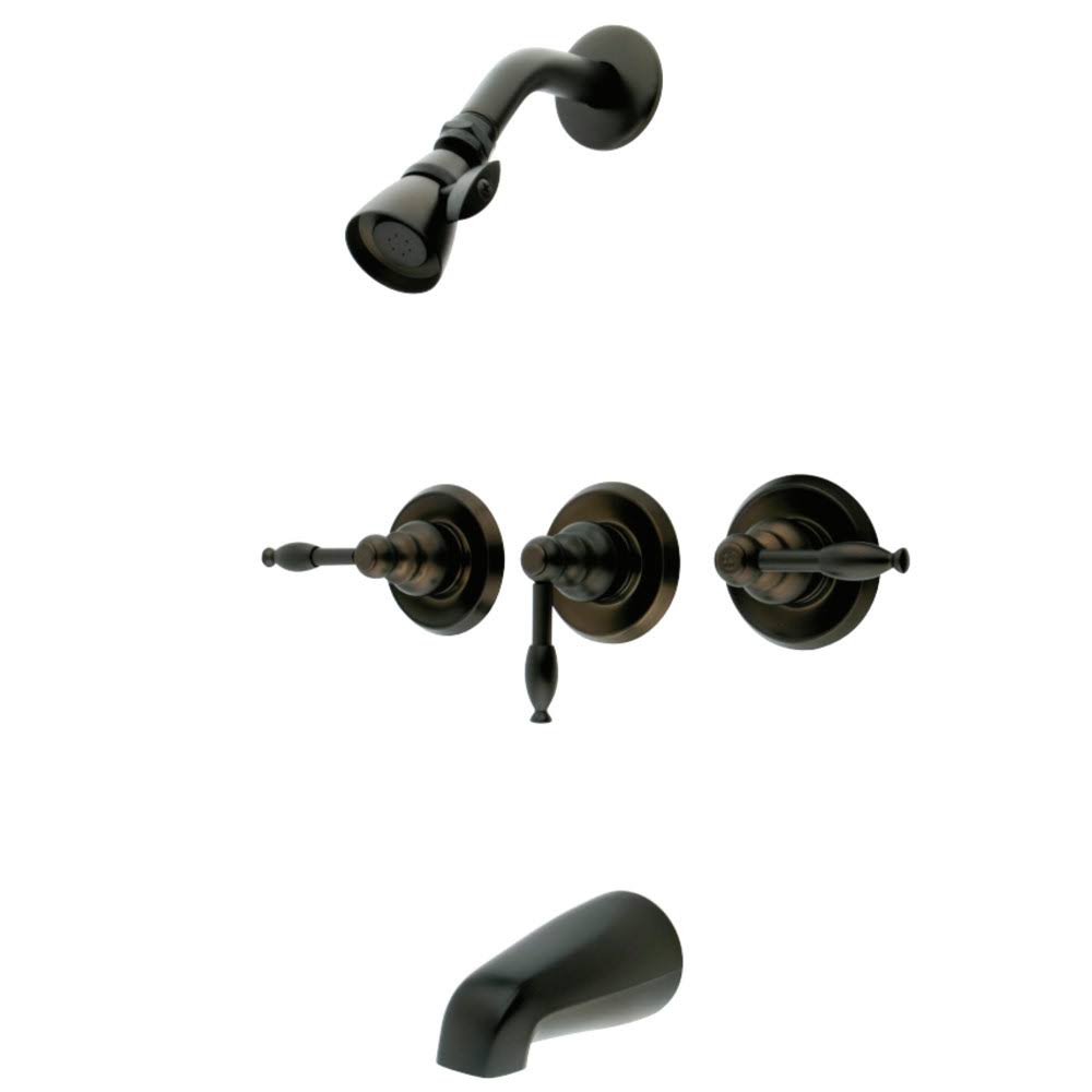 Kingston Brass KB235KL Magellan Tub u0026 Shower Faucet, Oil Rubbed Bronze