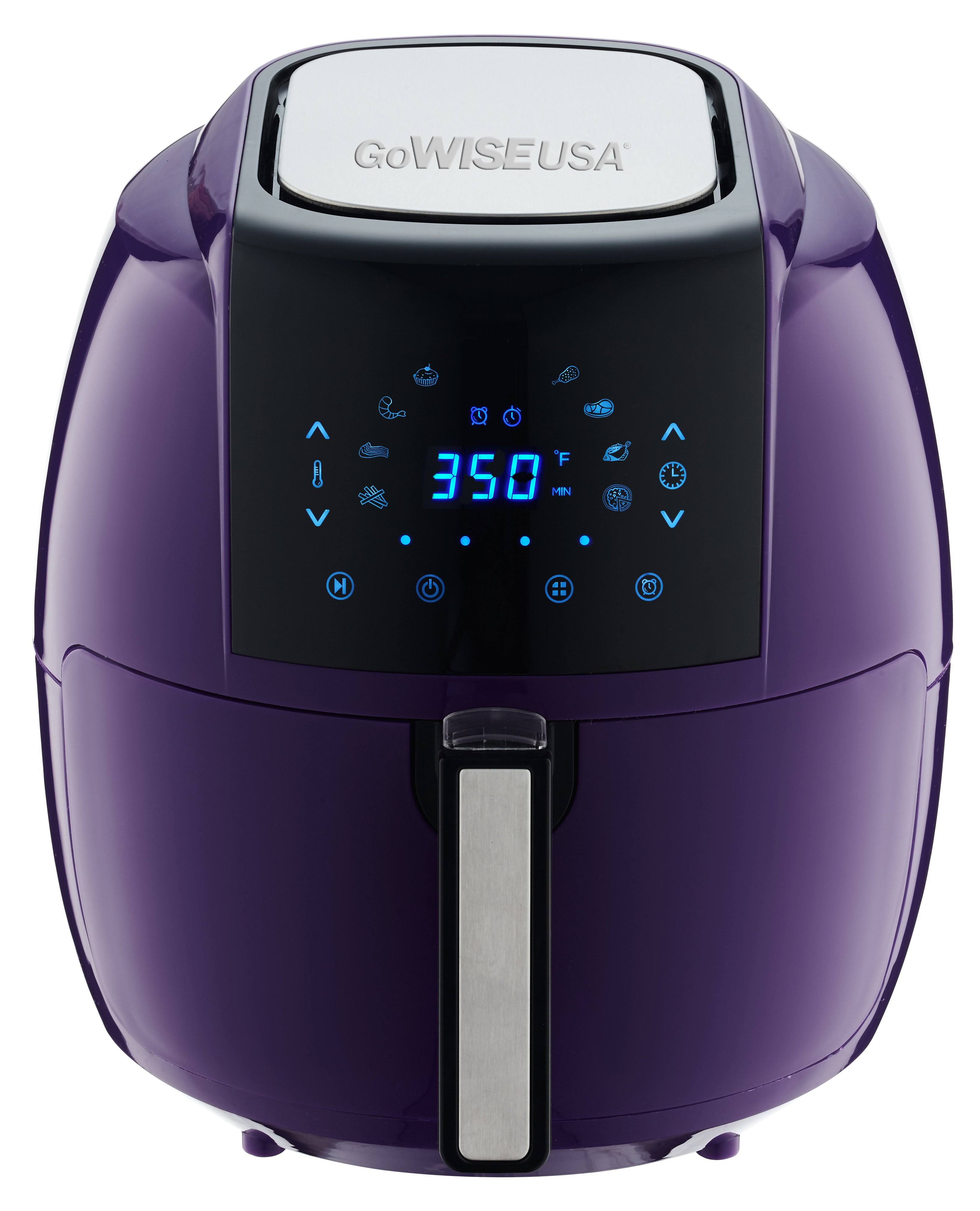 Gowise USA 5.8 Qt. 8-in-1 Plum Electric Air Fryer