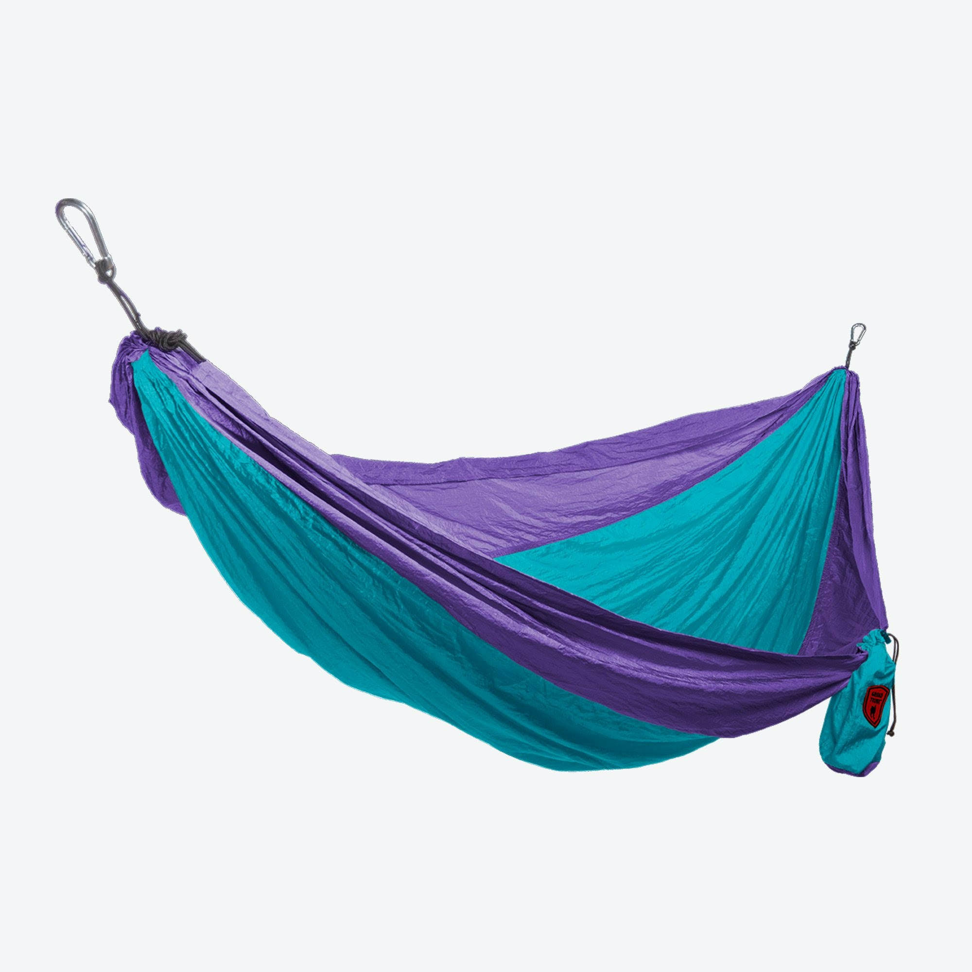 Grand Trunk Single Parachute Nylon Hammock-Blue/Purple