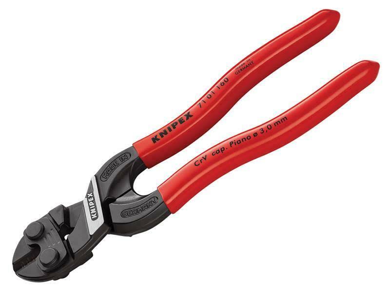 Knipex KPX7101160 Cobolt S Compact Bolt Cutters PVC Grip 160mm