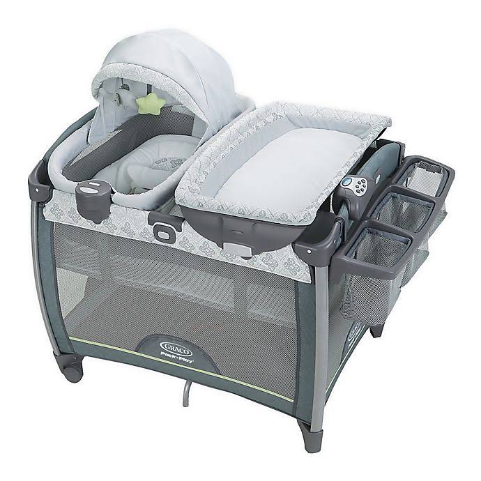 Graco Pack ‘N Play Snuggle Seat Playard in Sterling