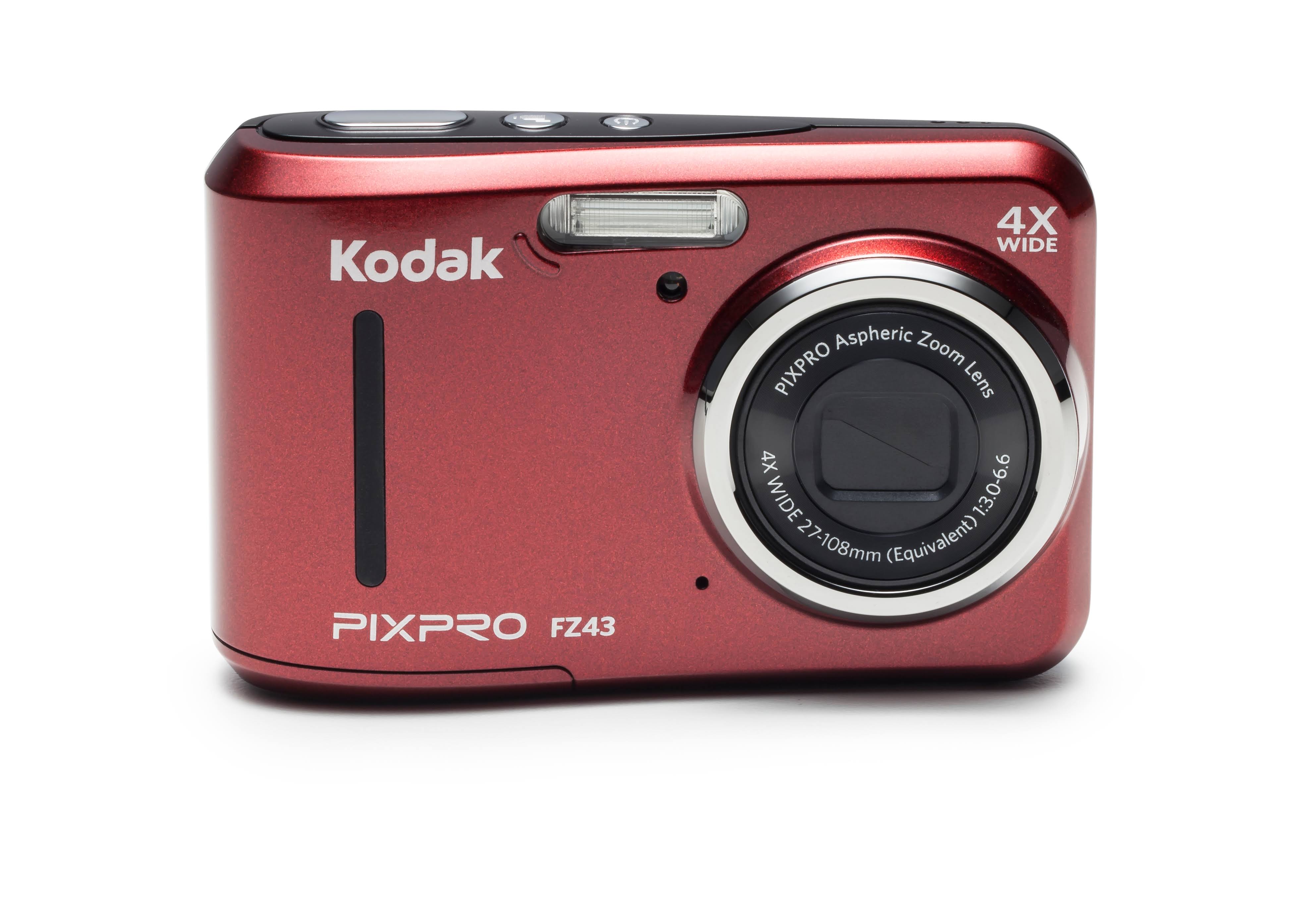 Kodak Pixpro Friendly Zoom Fz43 Digital Camera (Red)