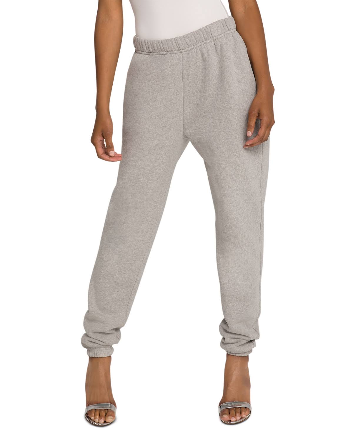 Good American Women&s Boyfriend Sweatpants - Gray - Size 0/XS