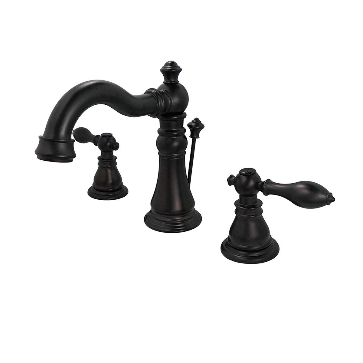 Kingston Brass FS1975ACL Fauceture FS1971APL American Classic Two Handle Widespread Lavatory Faucet Oil Rubbed Bronze