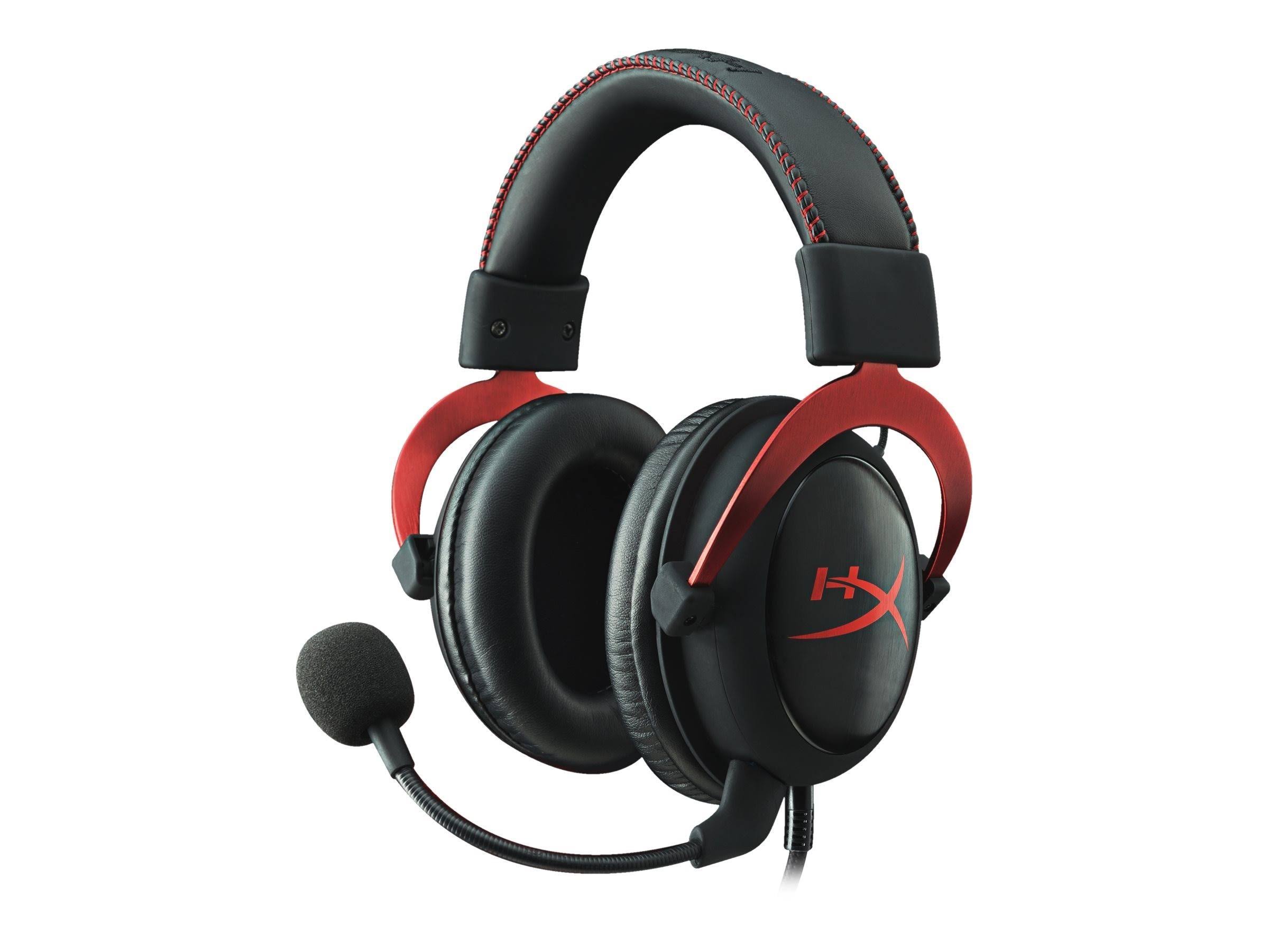 HyperX Cloud II - Headset - full size - wired - red