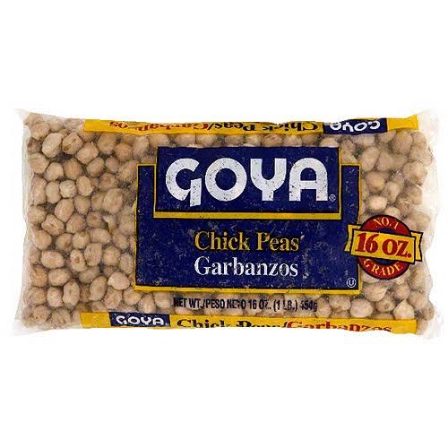 Goya Chick Peas, 1 lb (Pack of 24)