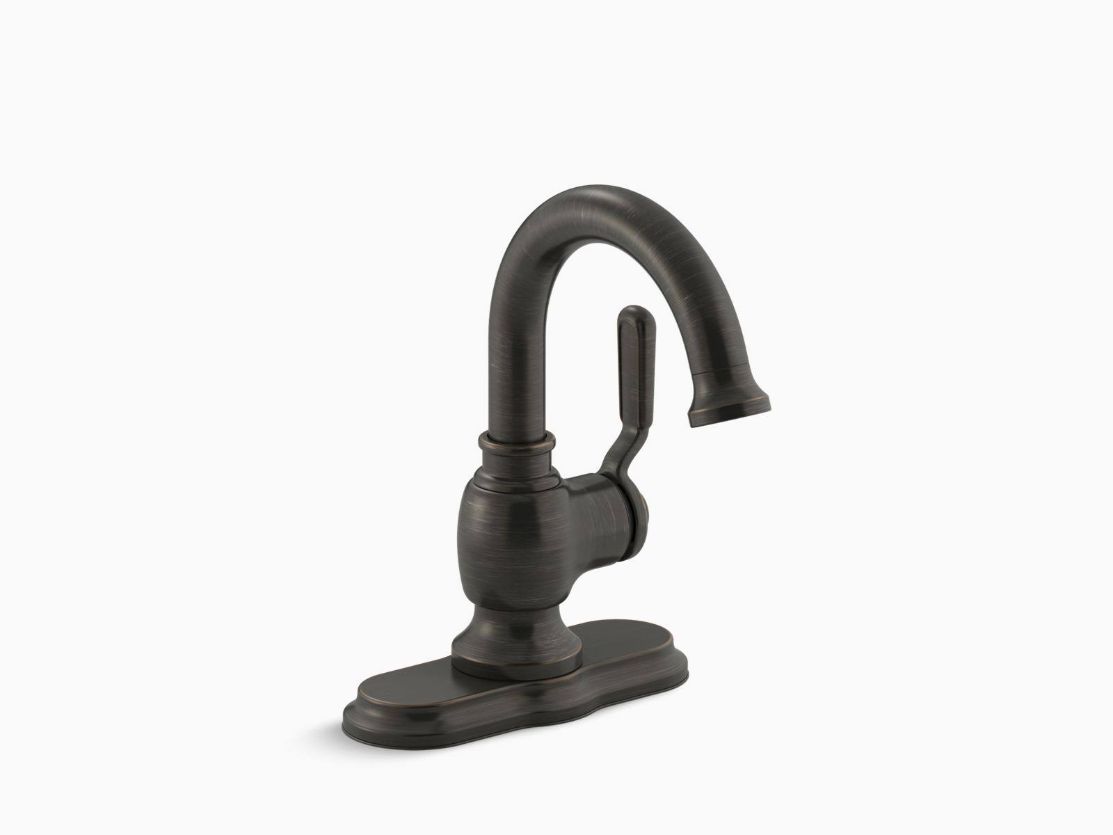 Worth Single Hole Single-Handle Bathroom Faucet in Oil Rubbed Bronze