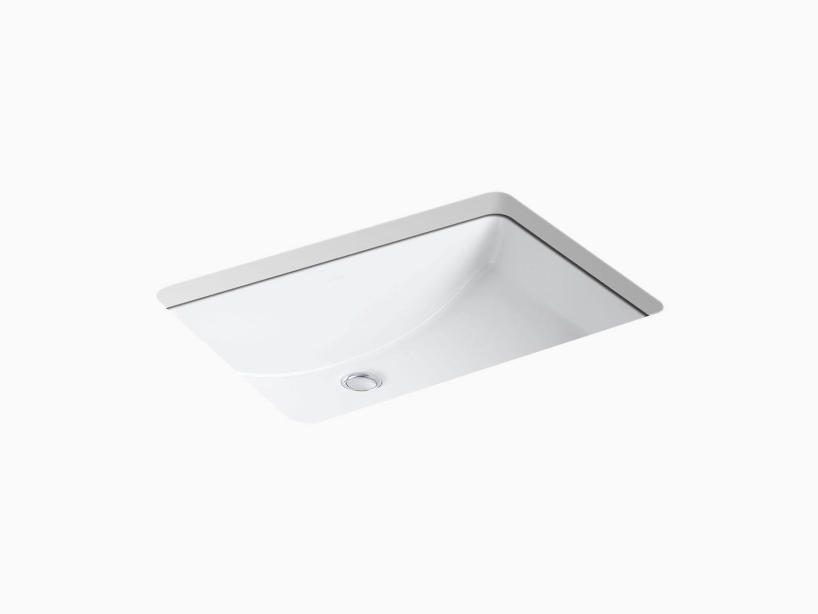 Kohler 2215-0 Ladena Undermount Bathroom Sink, White