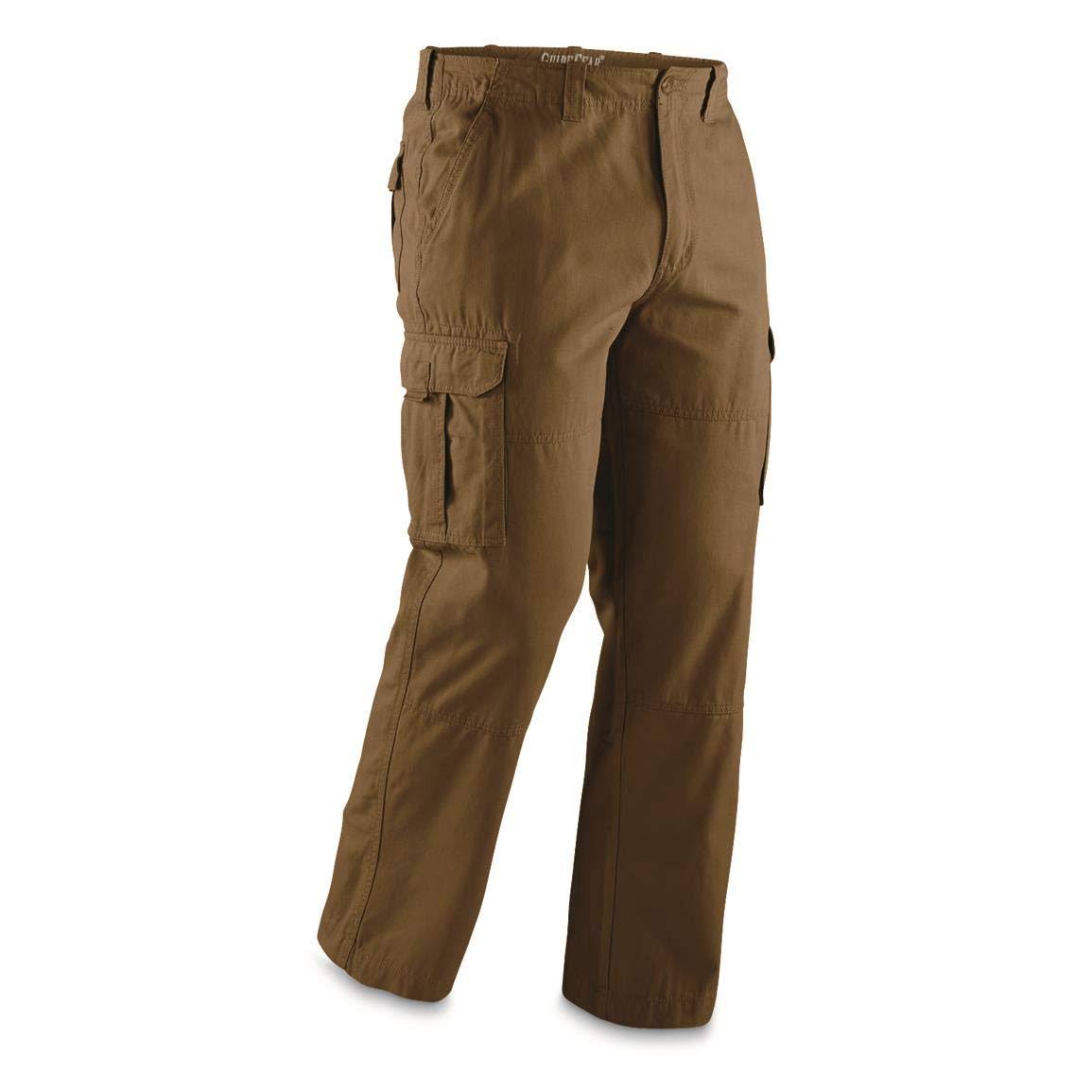 Guide Gear Men&s Outdoor Cargo Pants, Size: W40 L32, British Khaki