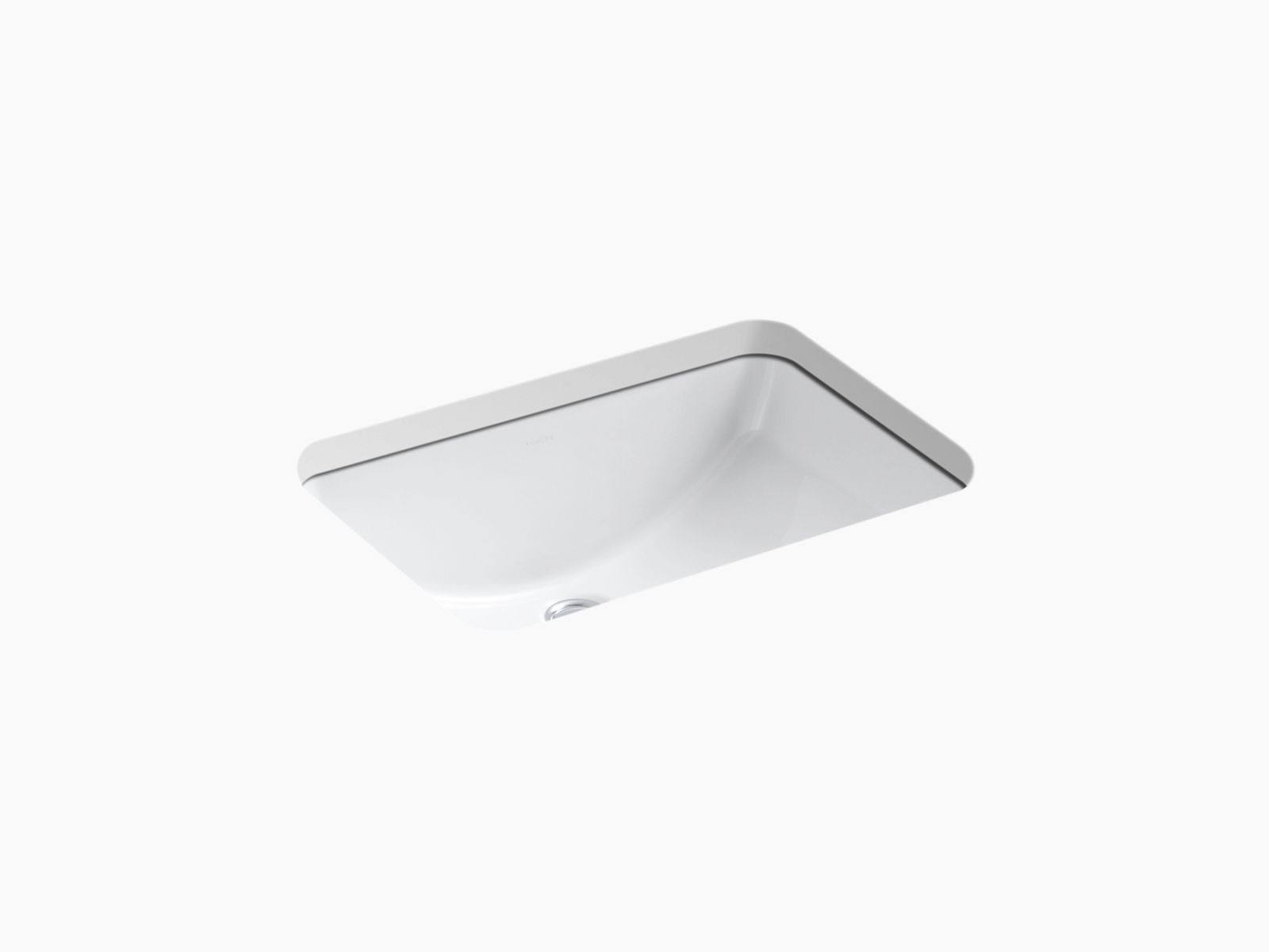 KOHLER K-2214-0 Ladena 20-7/8 In. x 14-3/8 In. Undermount Bathroom Sink, White